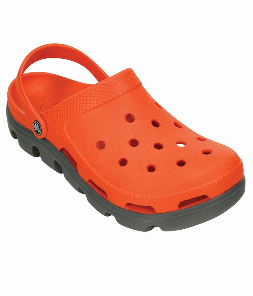 crocs orange sandals