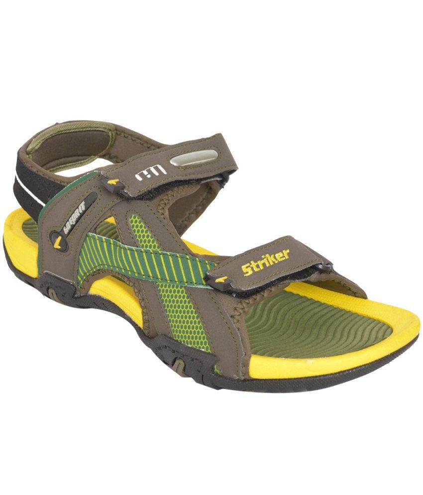 Striker Yellow Floater Sandals - Buy Striker Yellow Floater Sandals ...