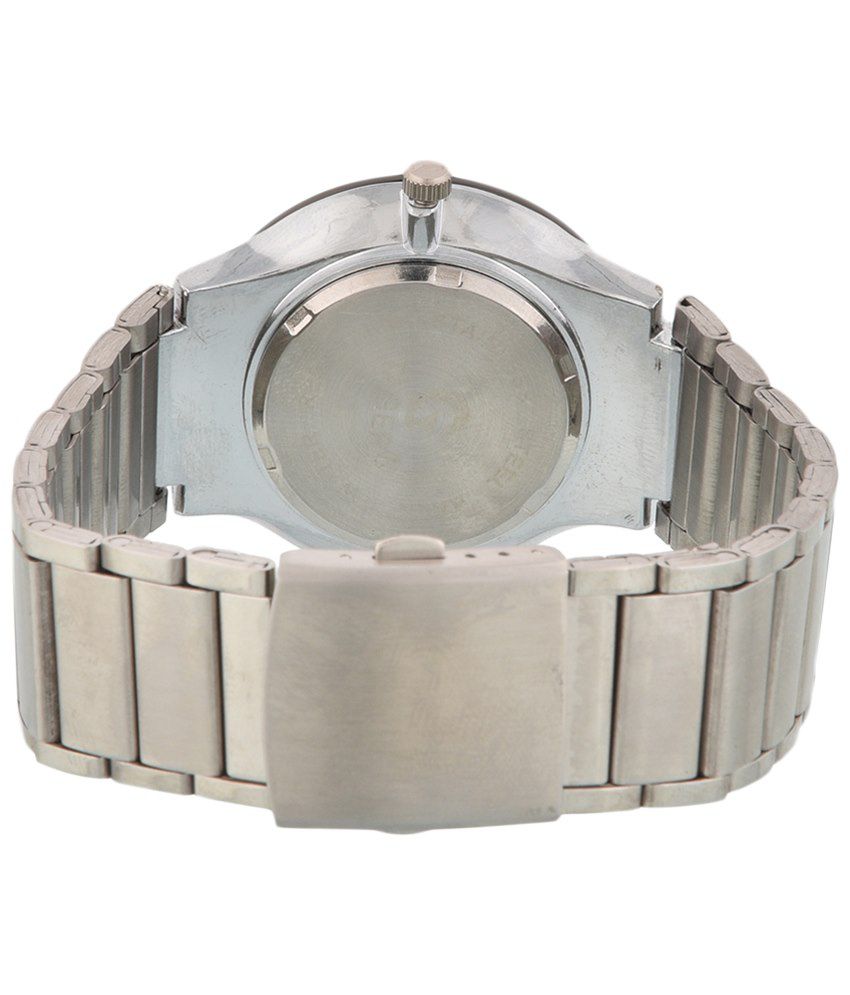 Tager Silver Strap Analogue Wrist Watch - Buy Tager Silver Strap ...