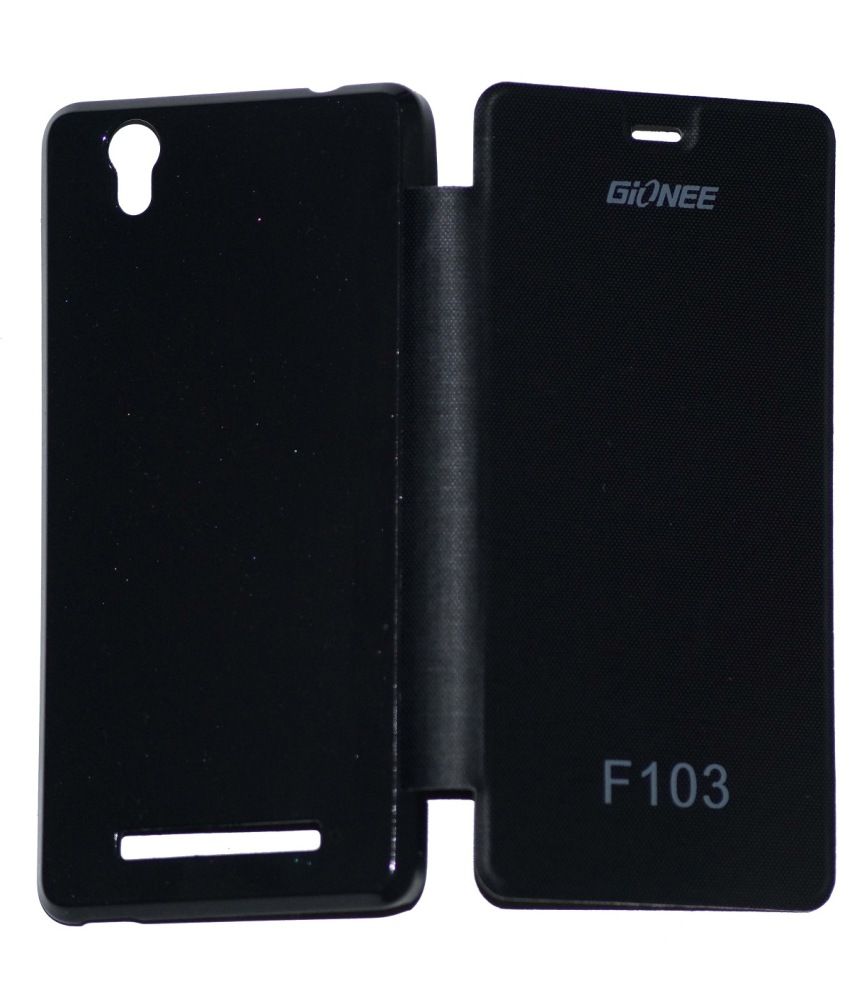 OSR Flip Cover For Gionee F103 Black Flip Covers Online at Low