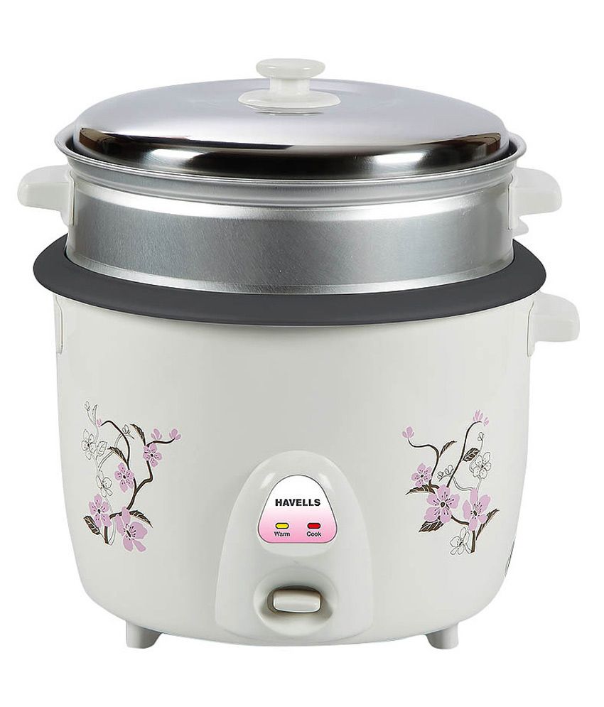 Havells 1.8 Ltr Riso Electric Cooker with Free Havells Idli Stand ...