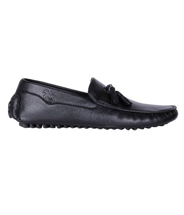 Kittos Black Loafers - Buy Kittos Black Loafers Online at Best Prices ...