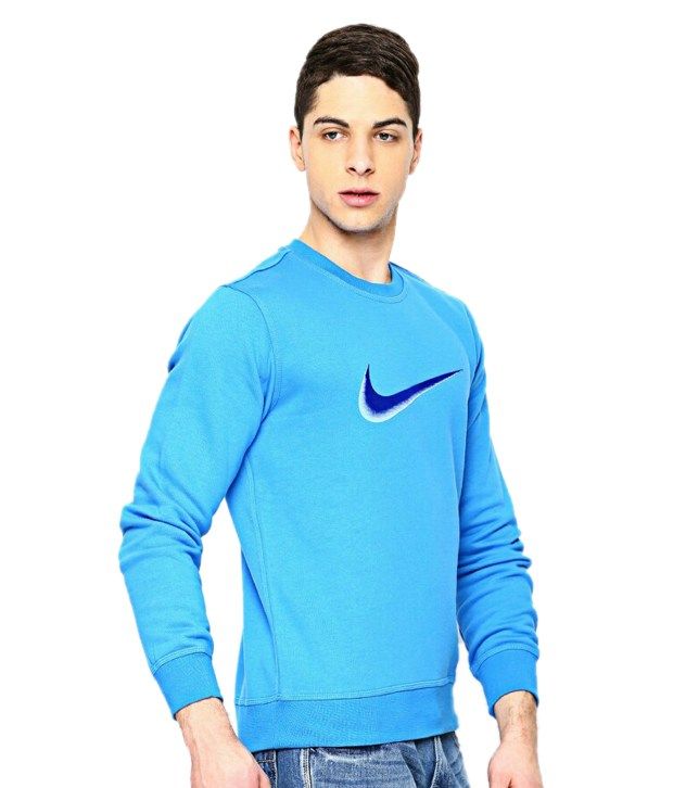 blue nike sweatshorts