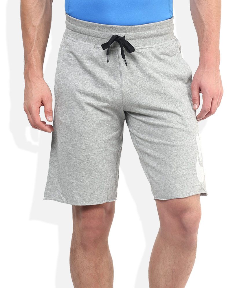 Nike Grey Solids Shorts - Buy Nike Grey Solids Shorts Online at Best ...