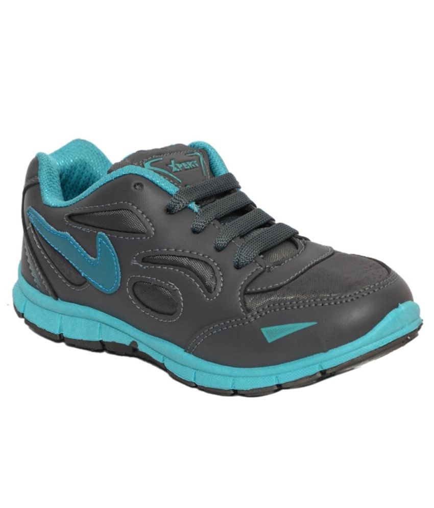 Xpert Grey And Turquoise Sports Shoes Price in India Buy