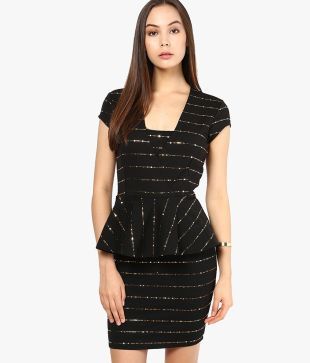 casual peplum dress