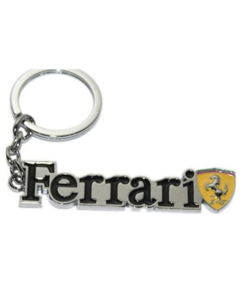 Ezone Full Metal Ferrari Logo Key Chain Buy Online at Best