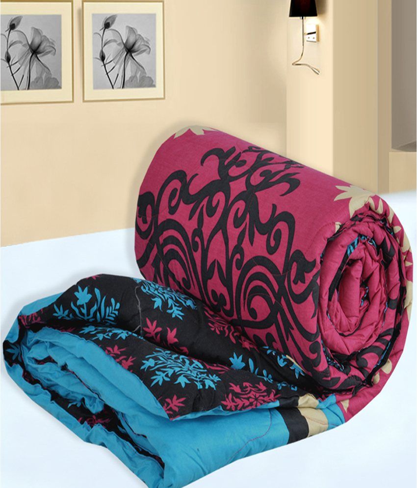 Salona Bichona Red Single Comforter Buy Salona Bichona Red Single