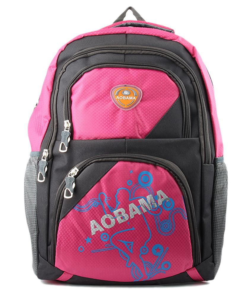 Wrig Pink Canvas Laptop Backpack - Buy Wrig Pink Canvas Laptop Backpack ...