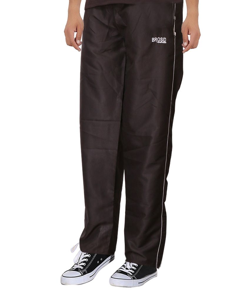 track pants with inner net