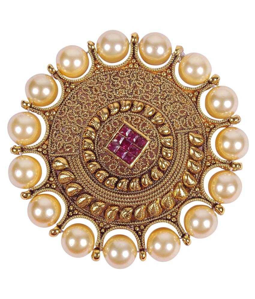 Much More Traditional Beautiful Design Pearl Stone Hair Pin