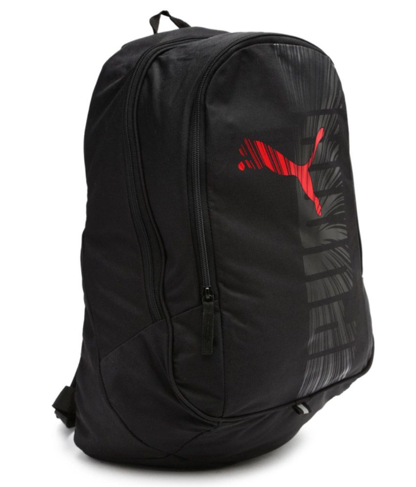Puma Branded Backpack College Bag School Bags 25 Litres Red Graphic - Buy Puma Branded Backpack ...