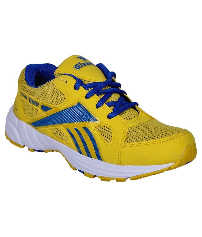 yellow sports shoes men