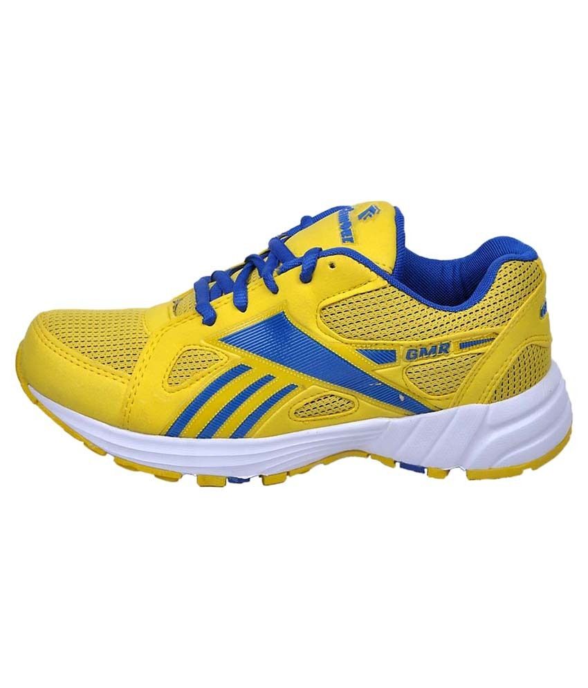 yellow sports shoes men