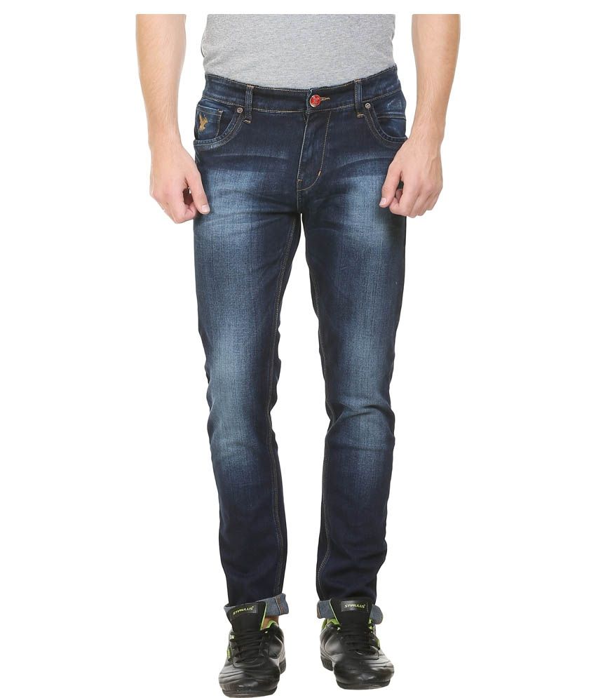 stagger polo jeans