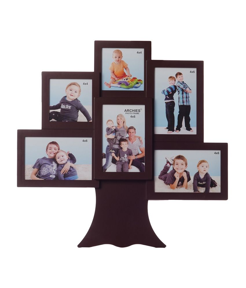 Ecraftindia Purple Family Tree Collage Photo Frame For 6 Ecraftindia Purple Family Tree Collage Photo Frame For 6 At Best In India On