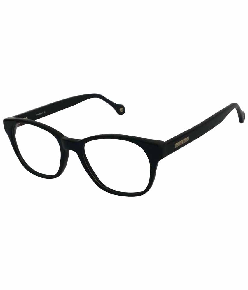 David Jones DJ3122 Designer Black Oval Unisex Eyeglasses Buy David