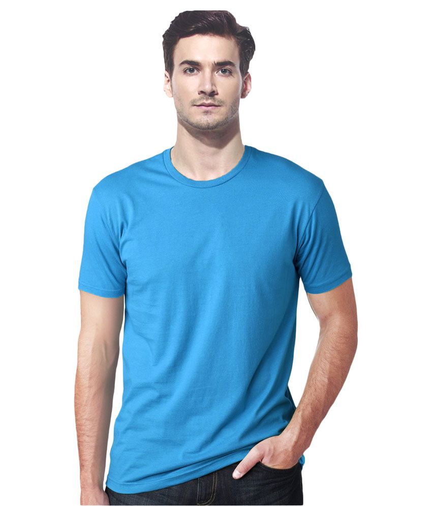 Gallop Blue Cotton T-shirt - Buy Gallop Blue Cotton T ...