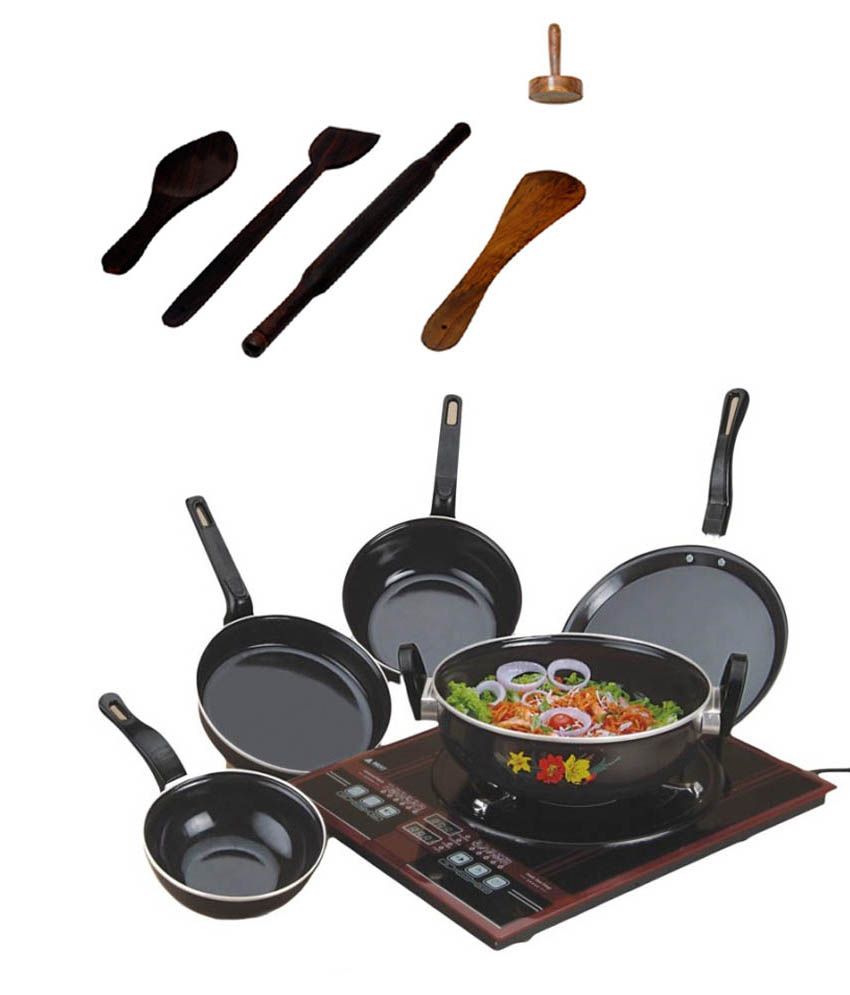 Nova Milton Black Induction Safe Cookware Set Set of 5 Buy Online at