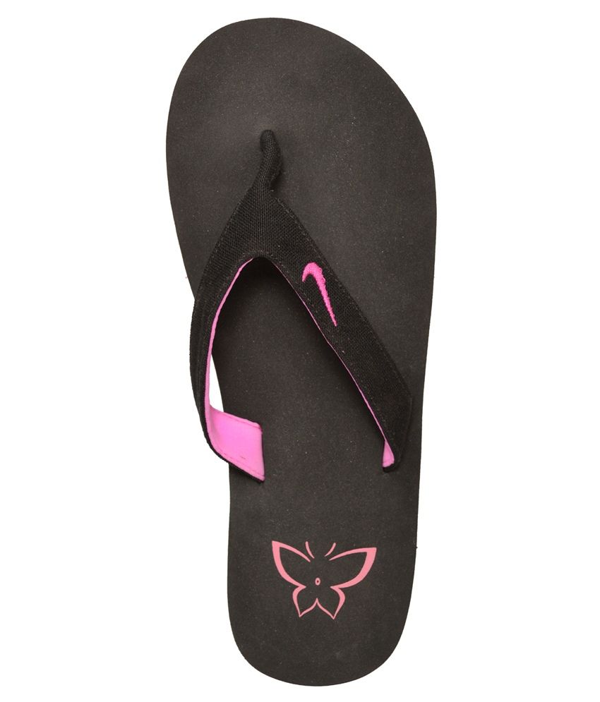 black slipper nike