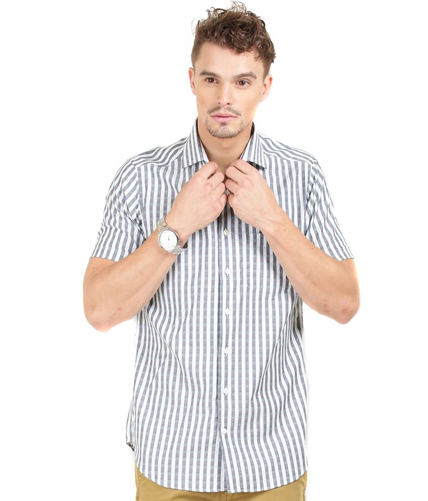 grey casual shirt