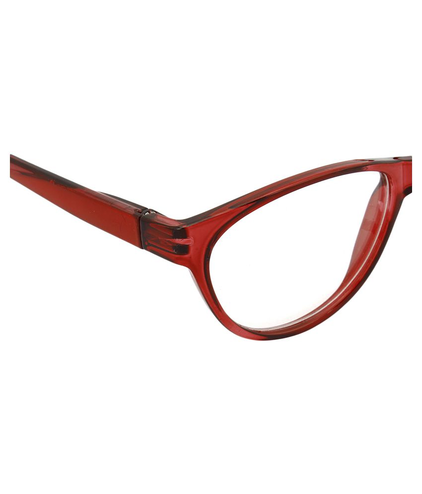 Glaze iWear Full Rim Red Frame Cateye Eyeglasses - Buy Glaze iWear Full ...