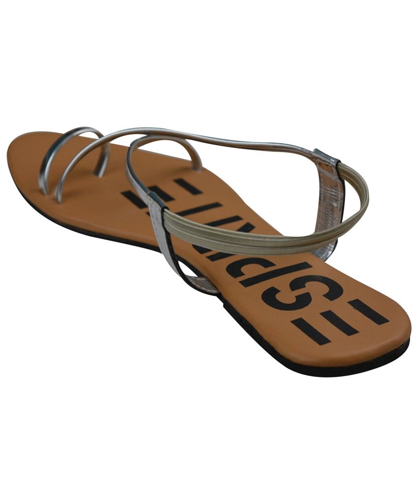 silver fancy sandals