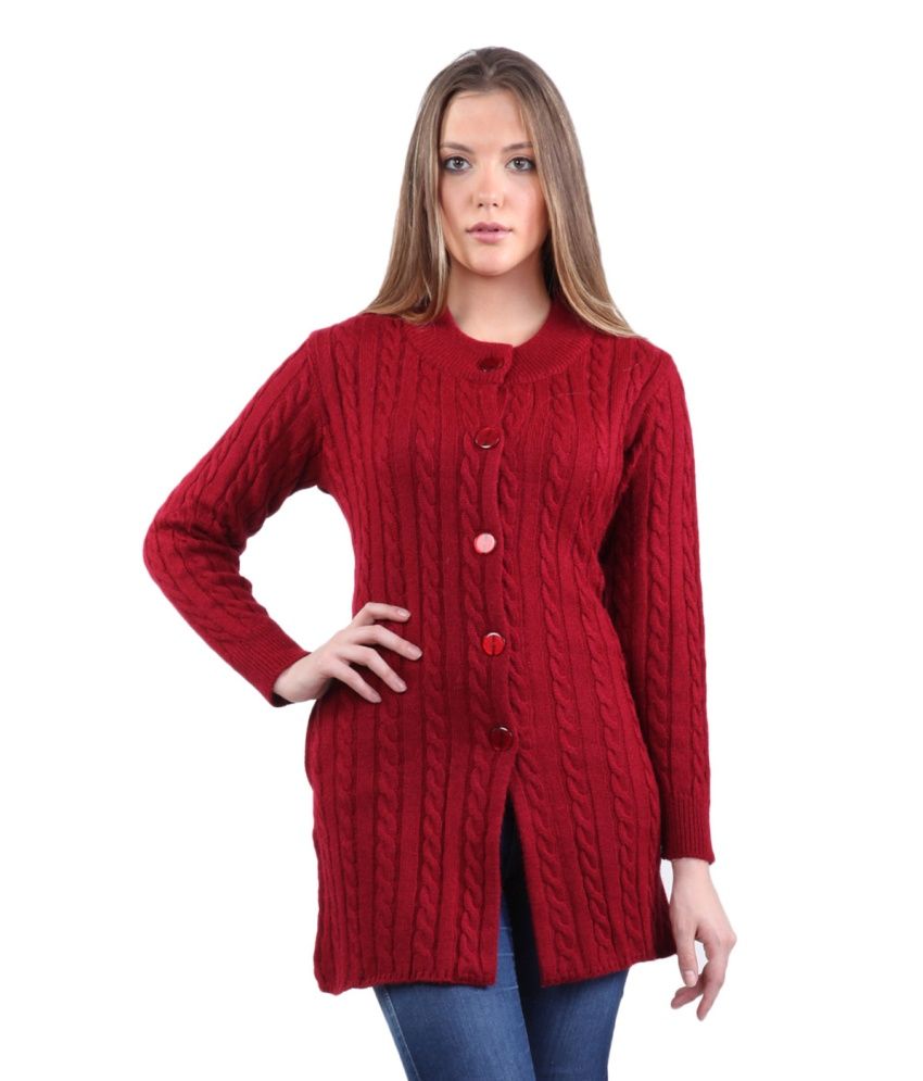 Buy Montrex Red Woollen Waistcoats Online at Best Prices in India ...