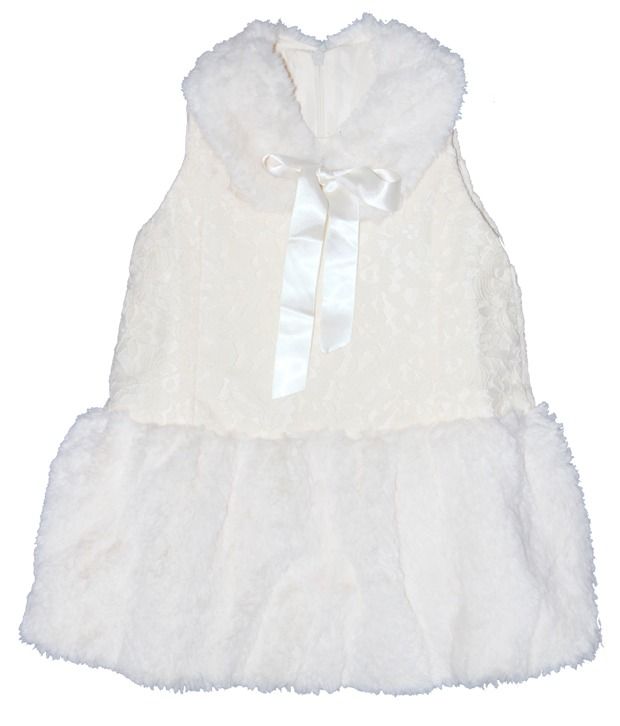 cream colour frock