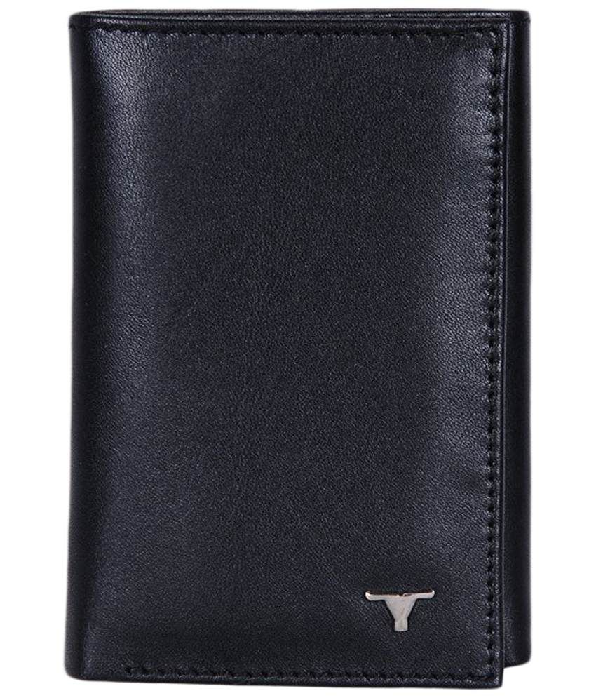 Bulchee Black Casual Tri Fold Wallet for Men: Buy Online at Low Price in India - Snapdeal