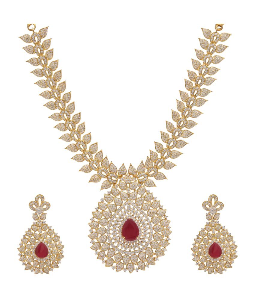 cz necklace sets online shopping