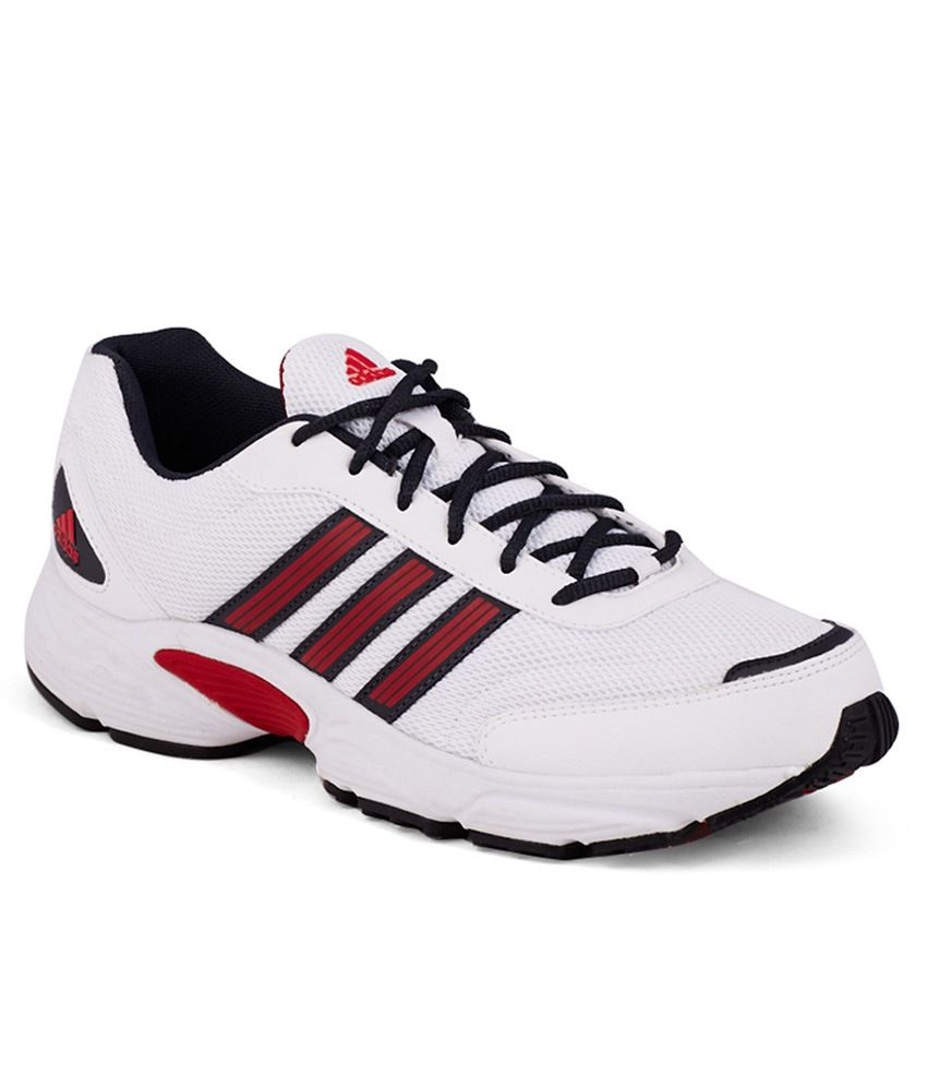 adidas white red shoes