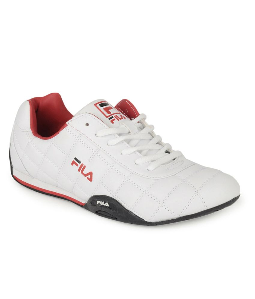 Fila White Sneaker Casual Shoes Price in India- Buy Fila White Sneaker ...