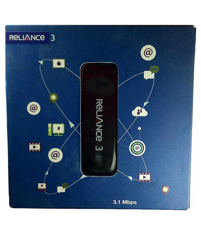 Reliance 3 Prepaid Data Card With 1 Month Unlimited Free Data Buy