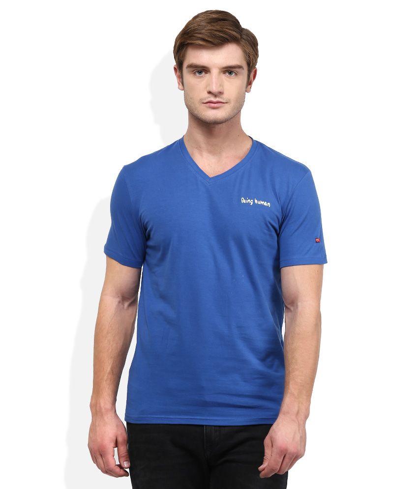 being human blue t shirt