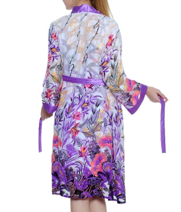 purple night robe