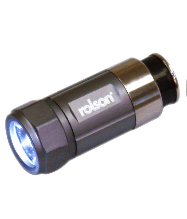 Rolson Rechargeable Twelve Volt Torch With One Led Light: Buy Rolson