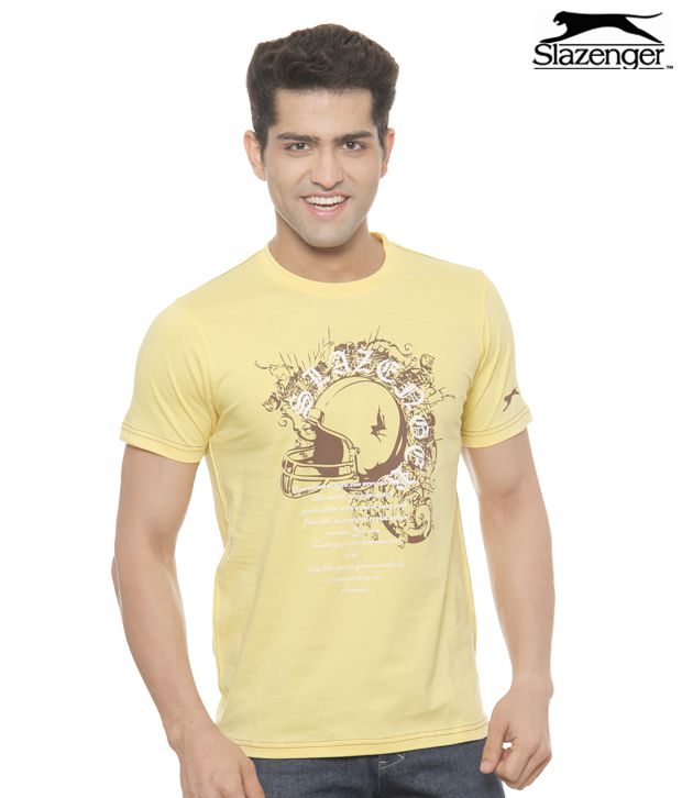 Slazenger Mellow Yellow T-Shirt - Buy Slazenger Mellow Yellow T-Shirt ...