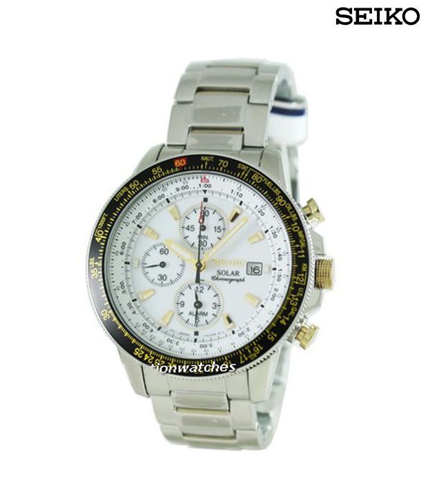 Seiko Pilots Solar Flightmaster Watch - Buy Seiko Pilots Solar Flightmaster  Watch Online at Best Prices in India on Snapdeal
