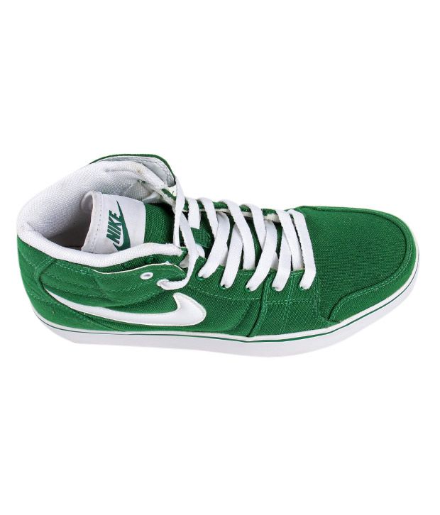 nike high ankle shoes green