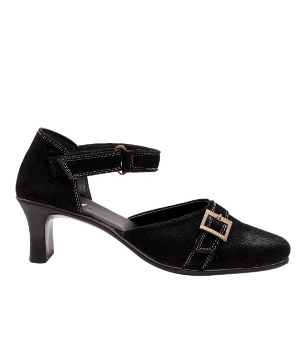 black leather belly shoes