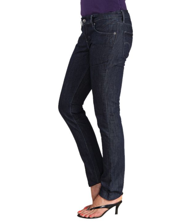 Levis Mid Rise Heritage Skinny Jeans - Dark Indigo - Buy Levis Mid Rise ...