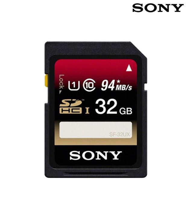 Sony 32GB SD Class 10 94 MB/s UHS1 High Speed Memory Card (SF32UX2
