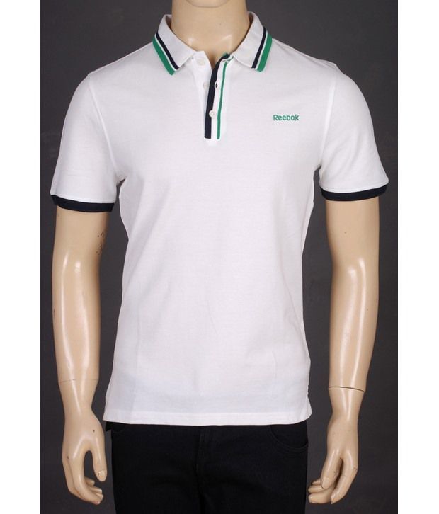 Reebok Urban White Polo T-Shirt - Buy Reebok Urban White Polo T-Shirt ...
