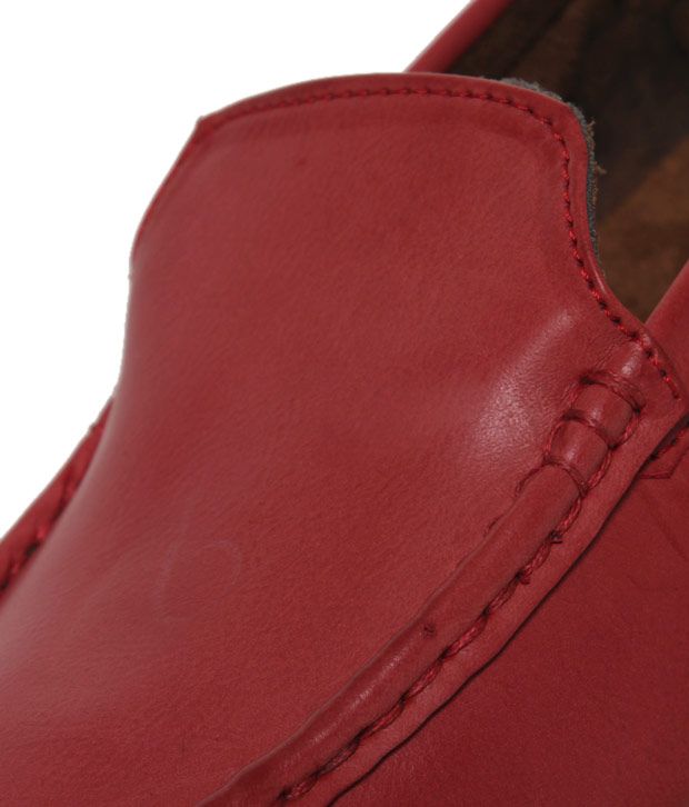 mocalaureat flat red sole loafers