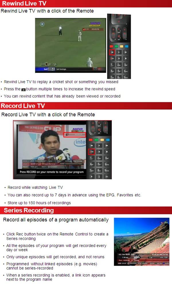 Buy Airtel digital TV DTH with digital video recorder ...