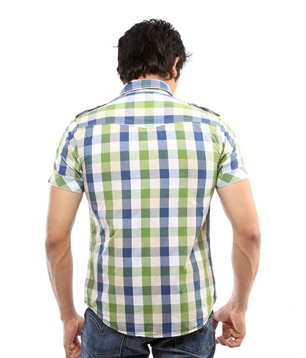 shirt with flap in back