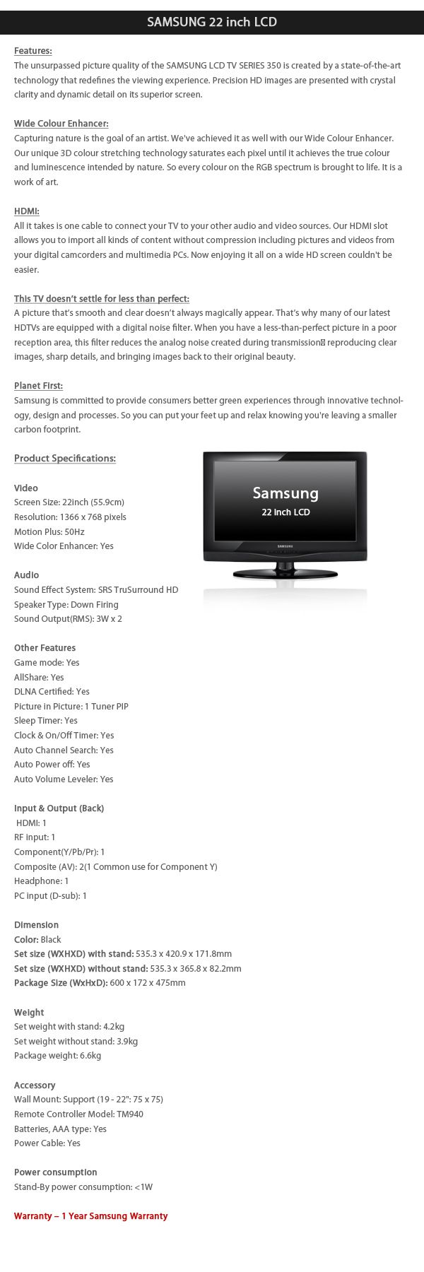Buy Samsung 55 Cm 22 Lcd Tv Free Swatch Watch Online At Best Price In India Snapdeal What is 172cm in feet and inches? snapdeal