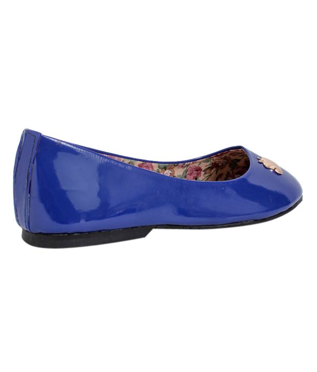Butterfly Glossy Royal Blue Ballerina Price in India- Buy Butterfly ...