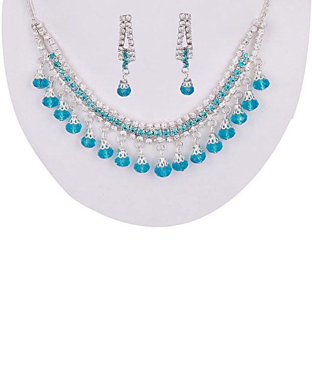 Sharnam Art Four Glittering Rhinestone Necklace Sets Combo Buy